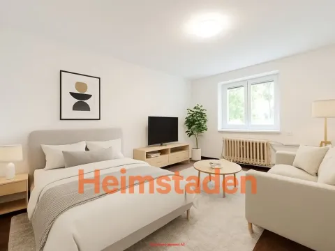 Pronájem bytu 1+1, Ostrava - Poruba, náměstí Jana Nerudy, 37 m2