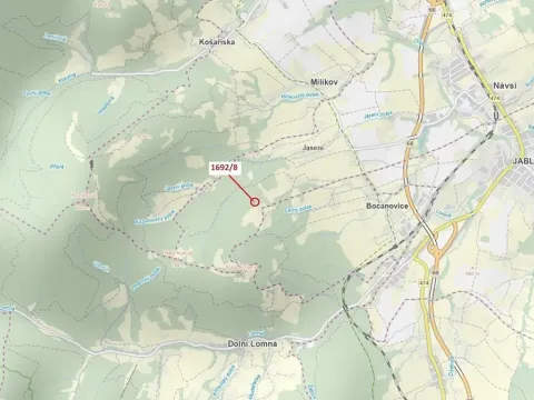 Dražba lesa, Návsí, 409 m2