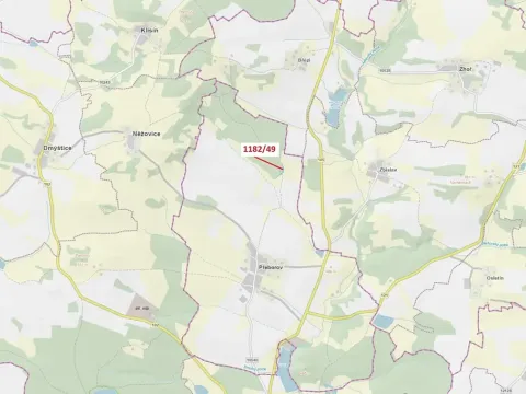 Dražba lesa, Přeborov, 1165 m2