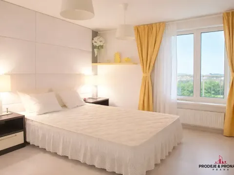 Pronájem bytu 2+kk, Praha - Vysočany, Pod Harfou, 54 m2