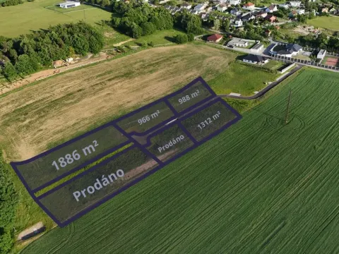 Prodej pozemku pro bydlení, Hůry, Lišovská, 966 m2