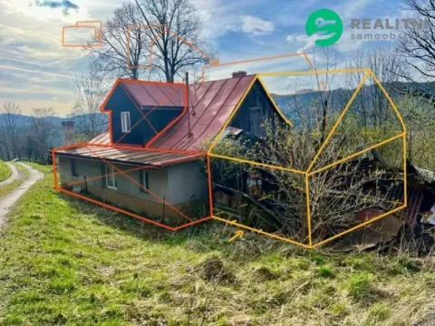 Prodej rodinného domu, Vsetín, Semetín, 70 m2