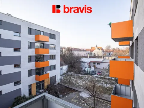 Pronájem bytu 2+kk, Brno - Královo Pole, Košinova, 50 m2