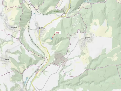 Dražba lesa, Lhota Rapotina, 4308 m2