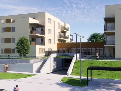 Pronájem bytu 1+kk, Slavkov u Brna, Nerudova, 29 m2