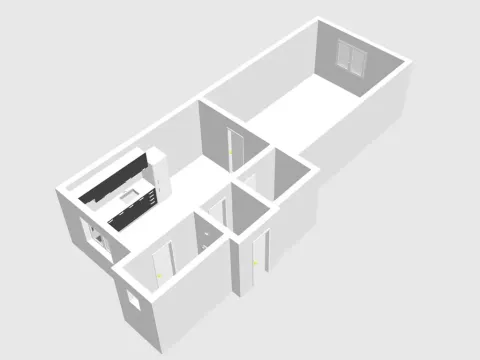 Pronájem bytu 2+kk, Ústí nad Labem, Moskevská, 46 m2
