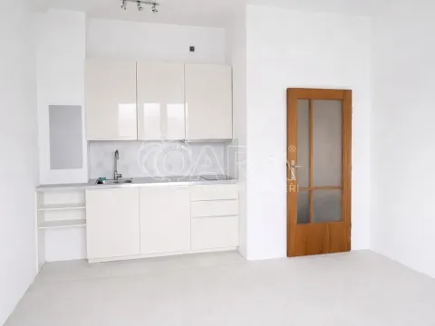 Pronájem bytu 1+kk, Praha - Holešovice, U Pergamenky, 30 m2