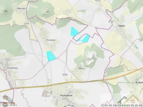 Prodej pole, Podsedice - Pnětluky, 32604 m2