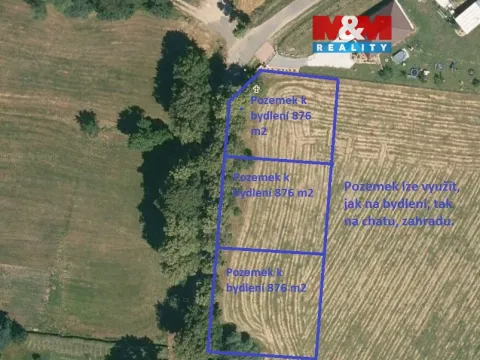 Prodej pozemku pro bydlení, Cehnice - Dunovice, 2629 m2