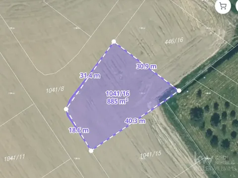 Prodej pozemku pro bydlení, Mokrouše, 885 m2