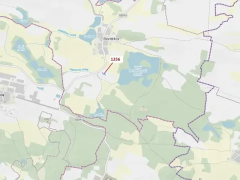 Dražba lesa, Hradiště, 1284 m2