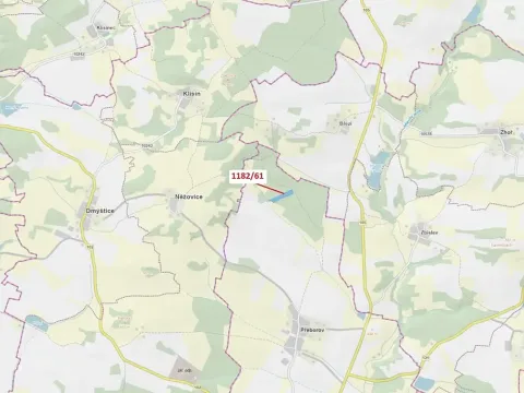 Dražba lesa, Přeborov, 11119 m2