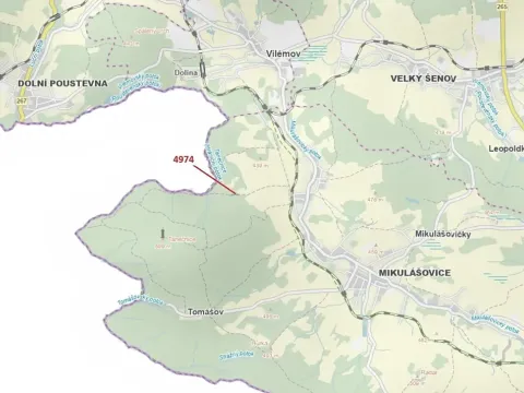 Dražba pozemku, Mikulášovice, 216 m2