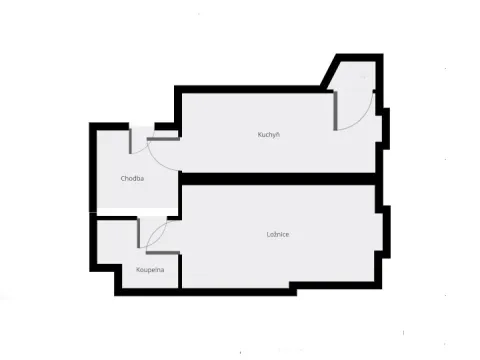 Pronájem bytu 2+kk, Praha - Žižkov, Čajkovského, 47 m2