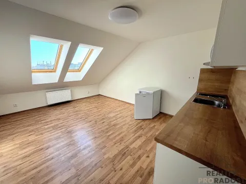 Pronájem bytu 1+kk, Brno, Vlhká, 31 m2