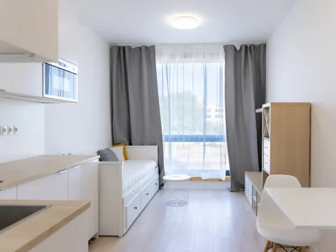 Pronájem bytu 1+kk, Praha - Vysočany, Poděbradská, 18 m2