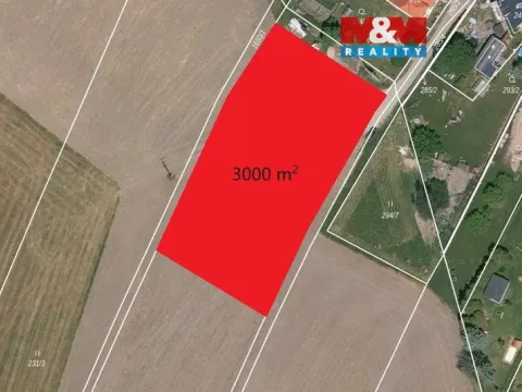 Prodej louky, Bolehošť, 3000 m2