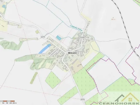Prodej pozemku pro bydlení, Milostín, 5738 m2