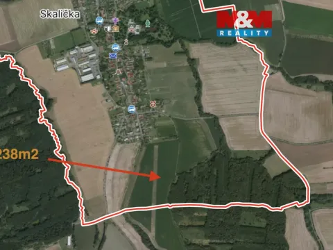 Prodej pole, Skalička, 6238 m2