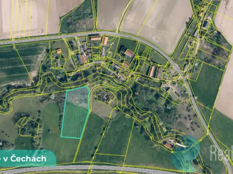 Prodej podílu 1/8 louky, Kravaře, 1062 m2