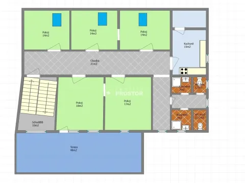 Prodej bytu 5+1, Zápy, 125 m2