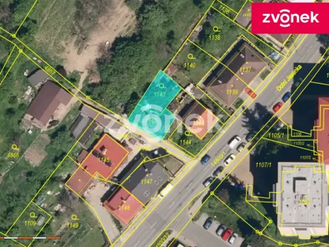 Prodej pozemku pro bydlení, Vsetín, 238 m2