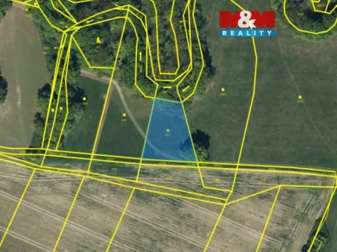 Prodej louky, Pardubice - Nemošice, 818 m2