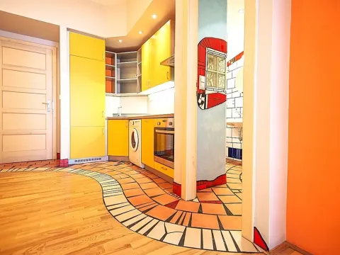 Pronájem bytu 1+kk, Praha, Viktora Huga, 38 m2