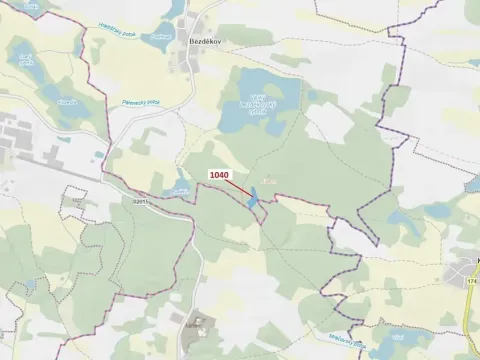 Dražba lesa, Hradiště, 6519 m2