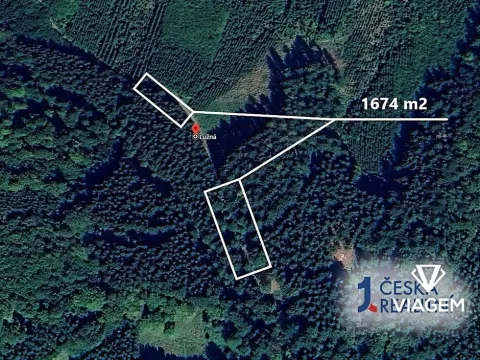 Prodej podílu lesa, Lužná, 418 m2