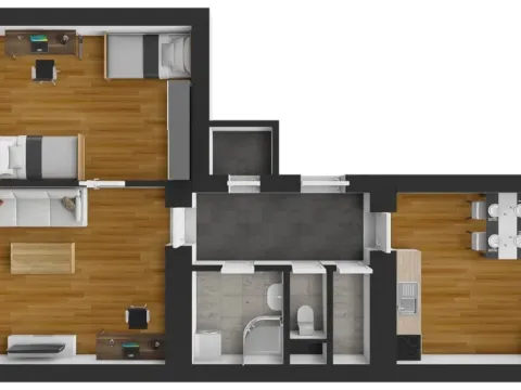 Prodej bytu 2+1, Náchod, Komenského, 72 m2