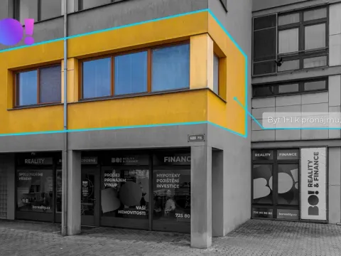 Pronájem bytu 1+1, Přerov, nábř. Protifašistických bojovníků, 44 m2