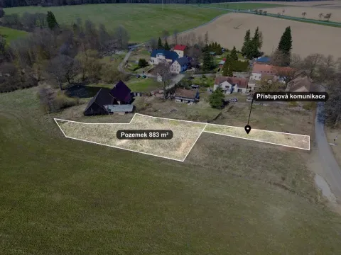Prodej pozemku pro bydlení, Planá - Zliv, 883 m2