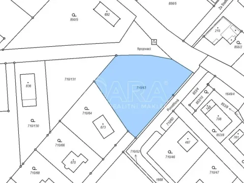 Prodej pozemku pro bydlení, Obříství, Povodňová, 1610 m2