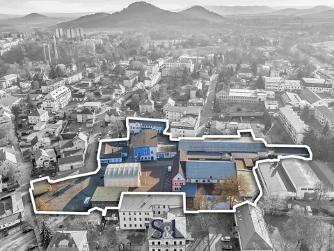 Prodej výrobních prostor, Nový Bor, Sklářská, 6477 m2