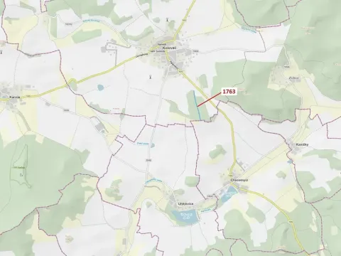 Dražba lesa, Koloveč, 7329 m2