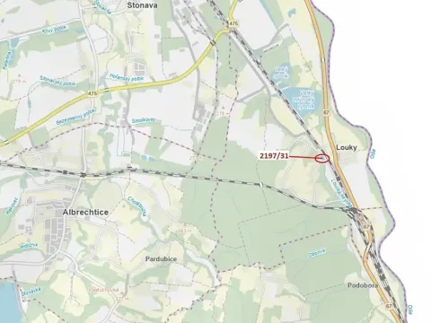 Dražba lesa, Karviná, 1999 m2