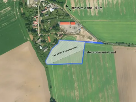 Prodej podílu komerčního pozemku, Jičín, 9990 m2