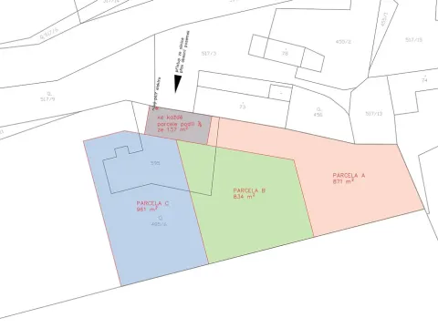 Prodej pozemku, Jenišovice, 871 m2