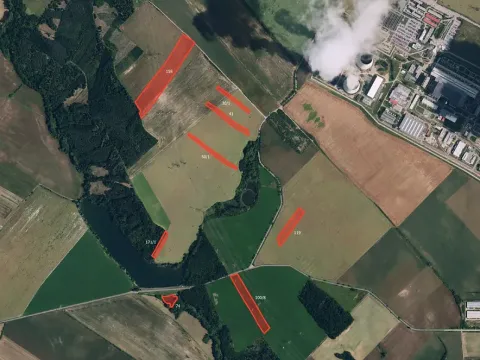 Prodej pole, Dukovany, 75505 m2