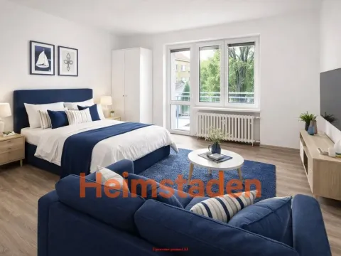 Pronájem bytu 1+1, Ostrava - Mariánské Hory, Hudební, 42 m2