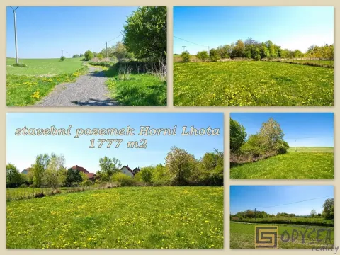 Prodej pozemku pro bydlení, Horní Lhota, Okružní, 1777 m2