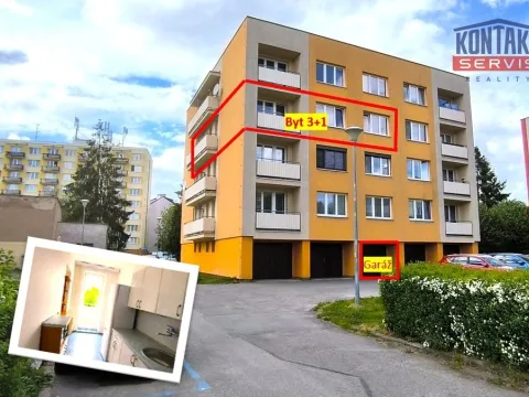 Pronájem bytu 3+1, České Budějovice, J. Plachty, 78 m2
