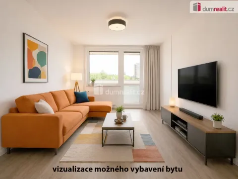 Pronájem bytu 2+kk, Praha - Braník, Nad lesním divadlem, 48 m2