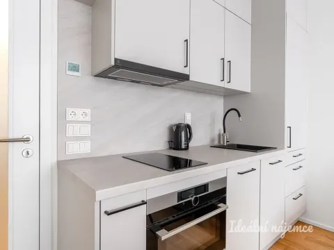 Pronájem bytu 1+kk, Praha - Holešovice, U průhonu, 31 m2