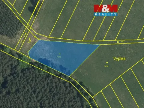 Prodej louky, Kladruby nad Labem - Kolesa, 2187 m2