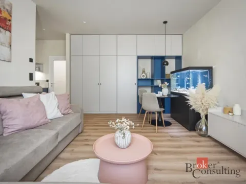 Prodej bytu 1+kk, Praha - Vinohrady, náměstí Jiřího z Lobkovic, 44 m2