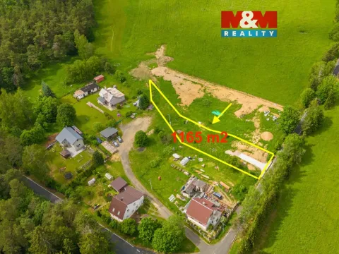 Prodej pozemku pro bydlení, Rotava, 1165 m2