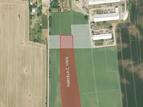 Prodej podílu komerčního pozemku, Stěžery, 18296 m2
