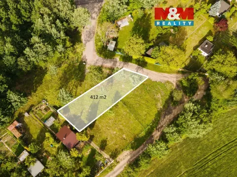 Prodej zahrady, Pardubice, 412 m2
